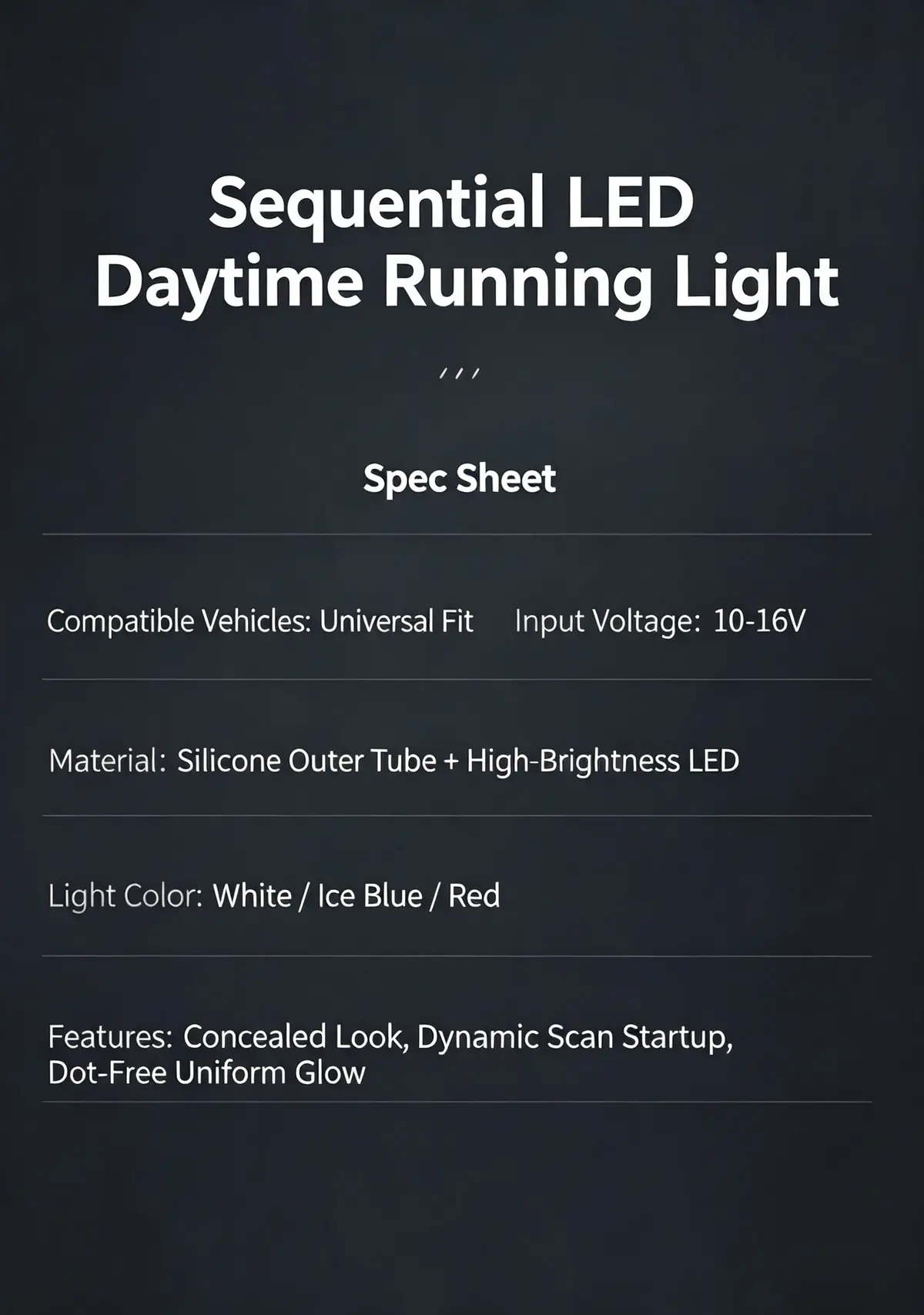 Car Hood Decorative Light - product details 10