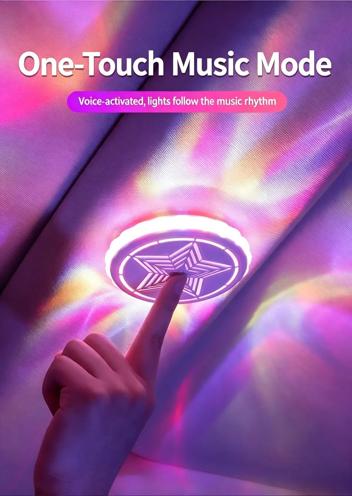 Car Roof Voice-Activated LED Ambient Light - detail 6