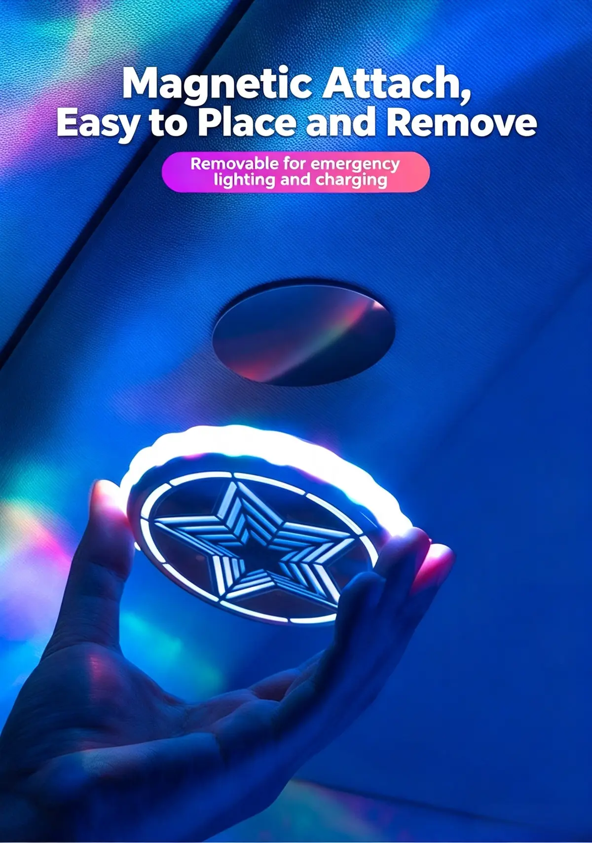Car Roof Voice-Activated LED Ambient Light - detail 11