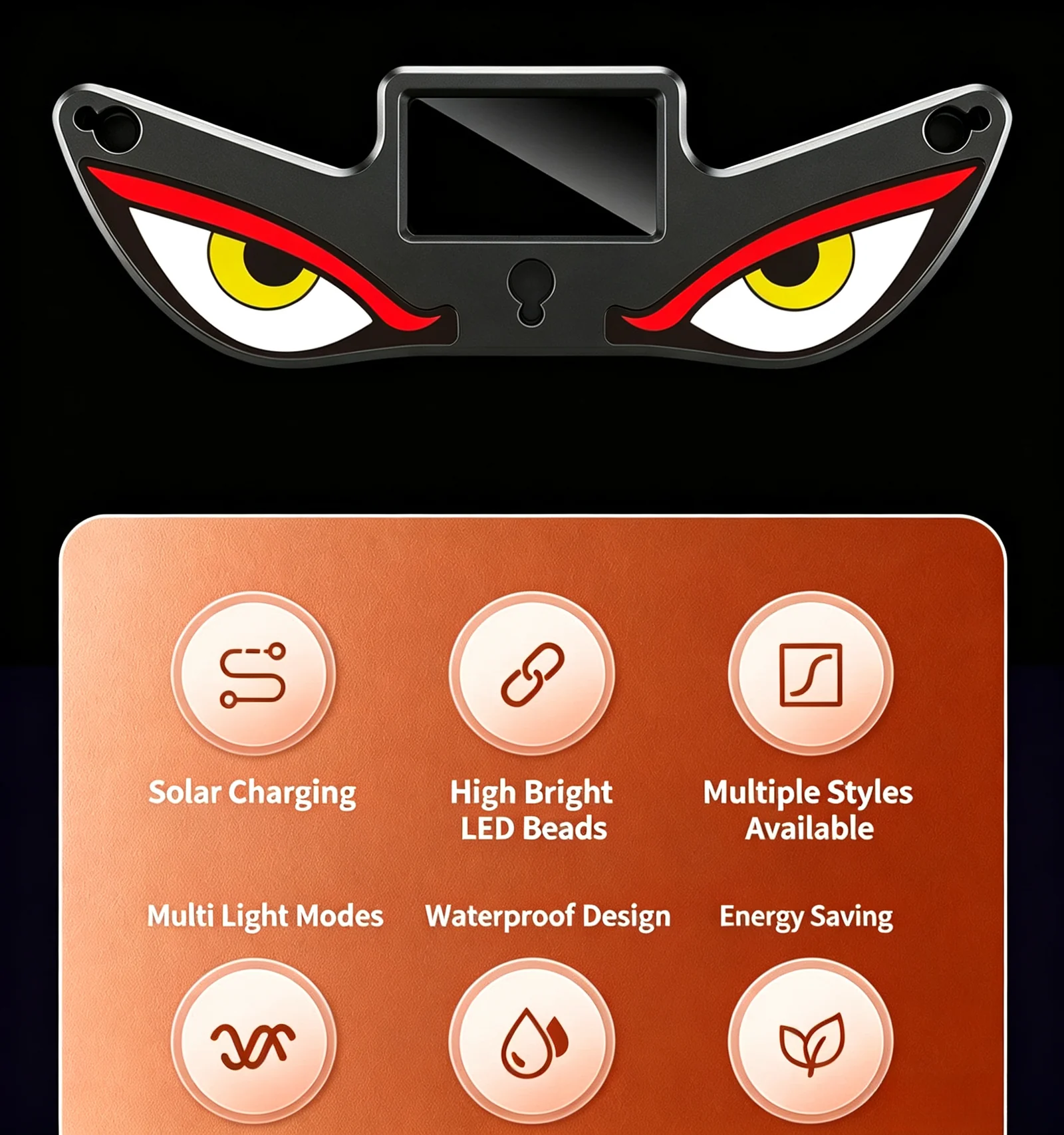 Dynamic Devil's Eye LED Car Lights