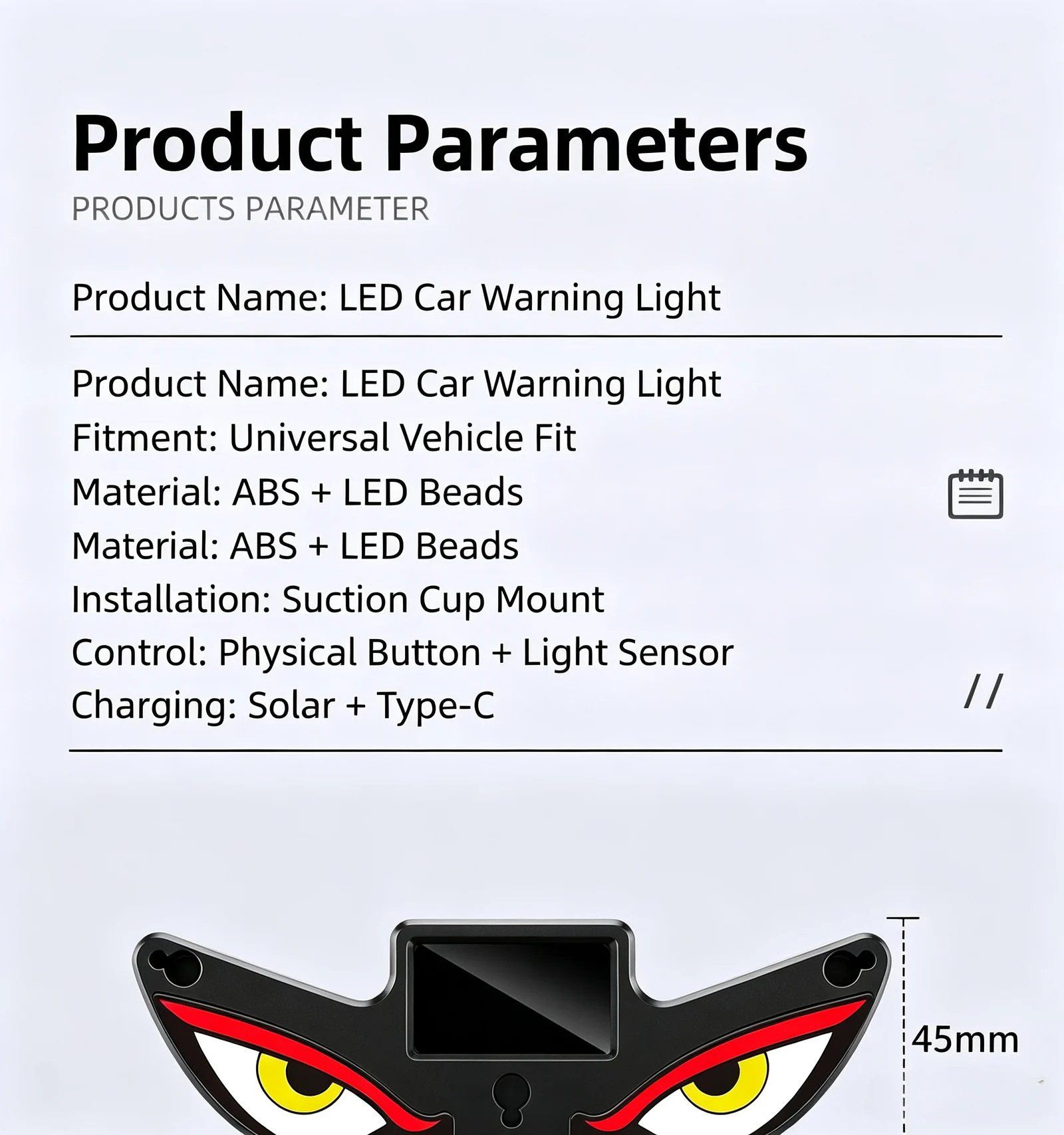 Dynamic Devil's Eye LED Car Lights