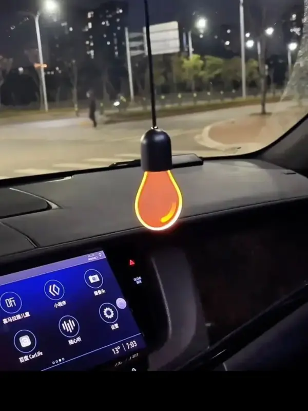 Retro LED Mirror Ornament