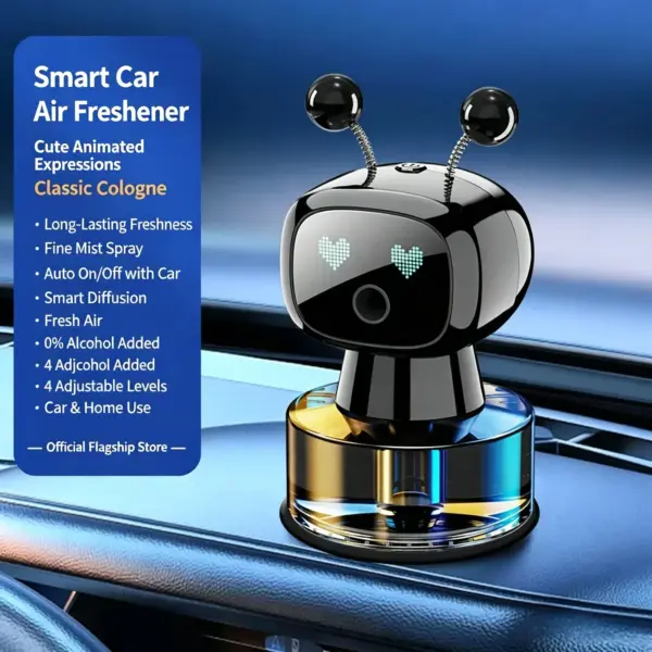 Smart LED Robot Car Air Freshener